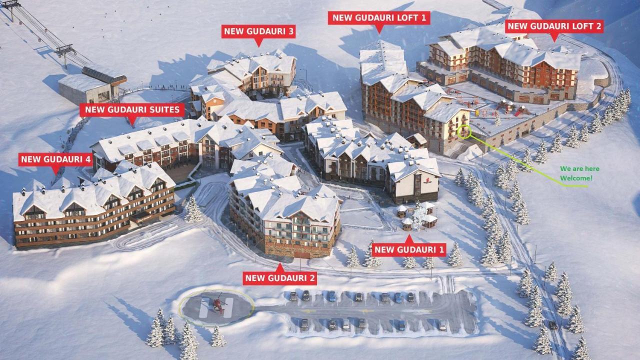 Mountain View 1Br Apartment 101 - Loft 1 Gudauri Exteriör bild
