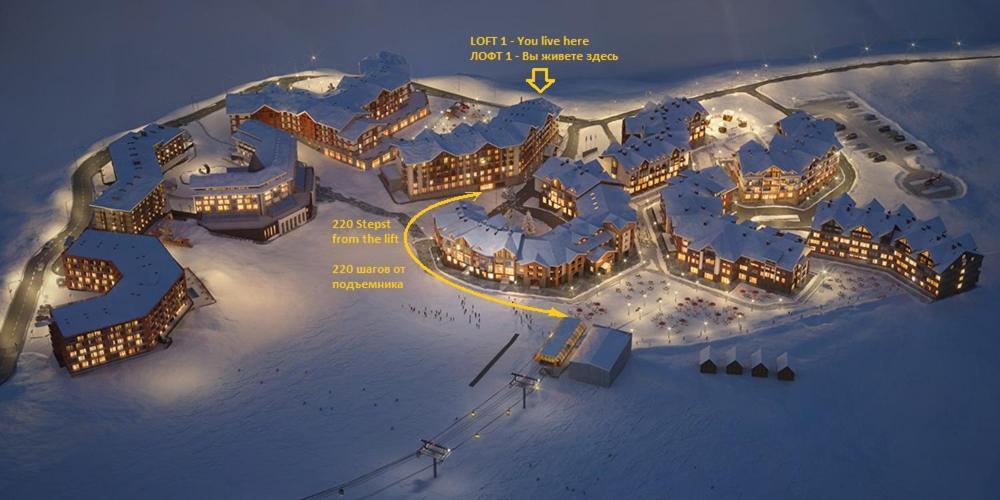 Mountain View 1Br Apartment 101 - Loft 1 Gudauri Exteriör bild